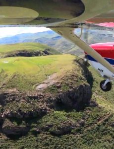 A Mission Aviation Fellowship aircraft is the only way to safely deliver COVID-19 vaccines to the mountain people of Kuebunyane in Lesotho.