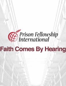 Study of Prison Fellowship International provides evidence the faith-based course transforms prisoners – leads to culture change in prisons
