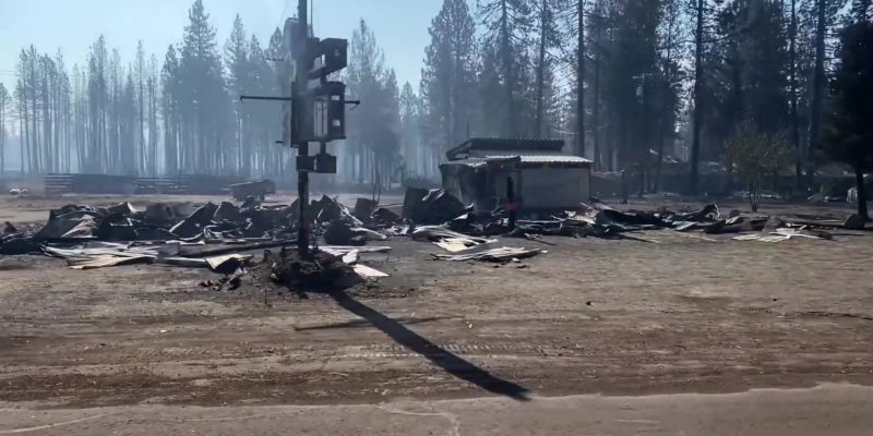 God used Samaritan’s Purse volunteers to lead three people to salvation in Christ as they pressure washed fire retardant off houses in Northern California after the Dixie fire.