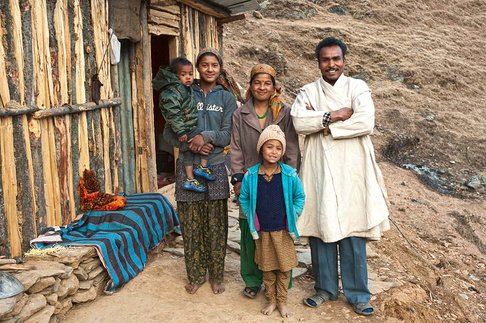 A poor family from Himachal Pradesh