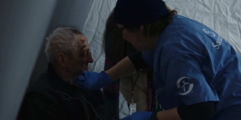 Samaritan’s Purse is providing compassionate medical care in a clinic at the Lviv train station in Ukraine for sick and injured refugees