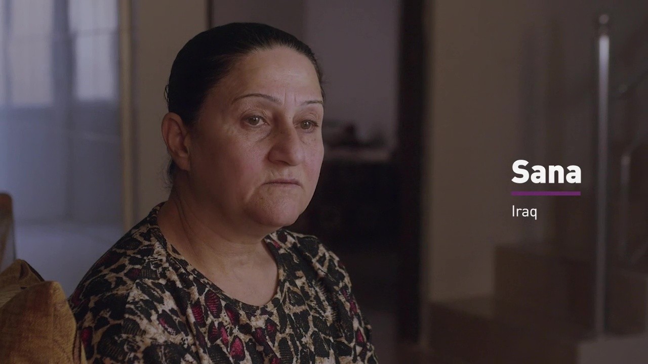 When Islamic State captured the Christian majority city of Qaraqosh, Iraq, Sana and her family were trapped in their home for almost 3 weeks