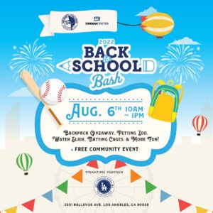 Los Angeles Dream Center, Kershaw’s Challenge, host Back-to-School Bash, providing thousands of backpacks, school supplies to those in need