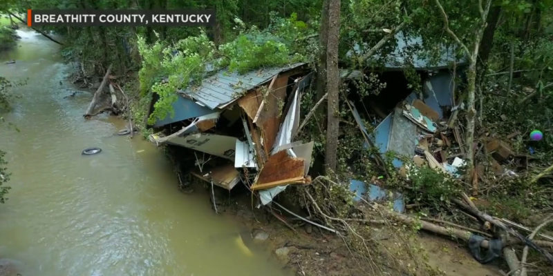 Edward Graham visited eastern Kentucky where Samaritan’s Purse volunteers are helping homeowners in Jesus’ Name following deadly flooding