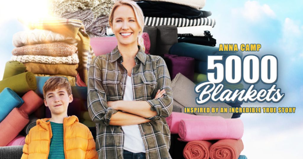 5000 Blankets tells the remarkable & inspiring story of a family that meets a life-altering crisis with compassion for those most in need