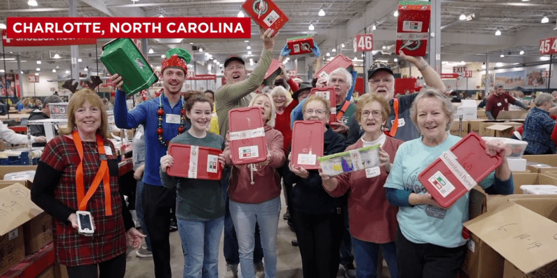 Celebrating the 200 millionth shoebox gift collected, Franklin Graham encouraged the Operation Christmas Child staff this Christmas.