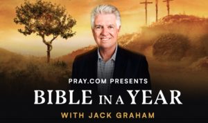“Bible in a Year Podcast with Jack Graham” daily series launched in October and reached No. 1 on the Spotify religion list in the first week.