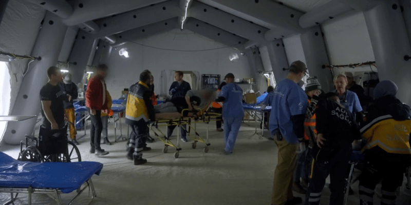 Samaritan’s Purse opened an Emergency Field Hospital in Turkey and immediately began receiving patients who were injured in the earthquakes.