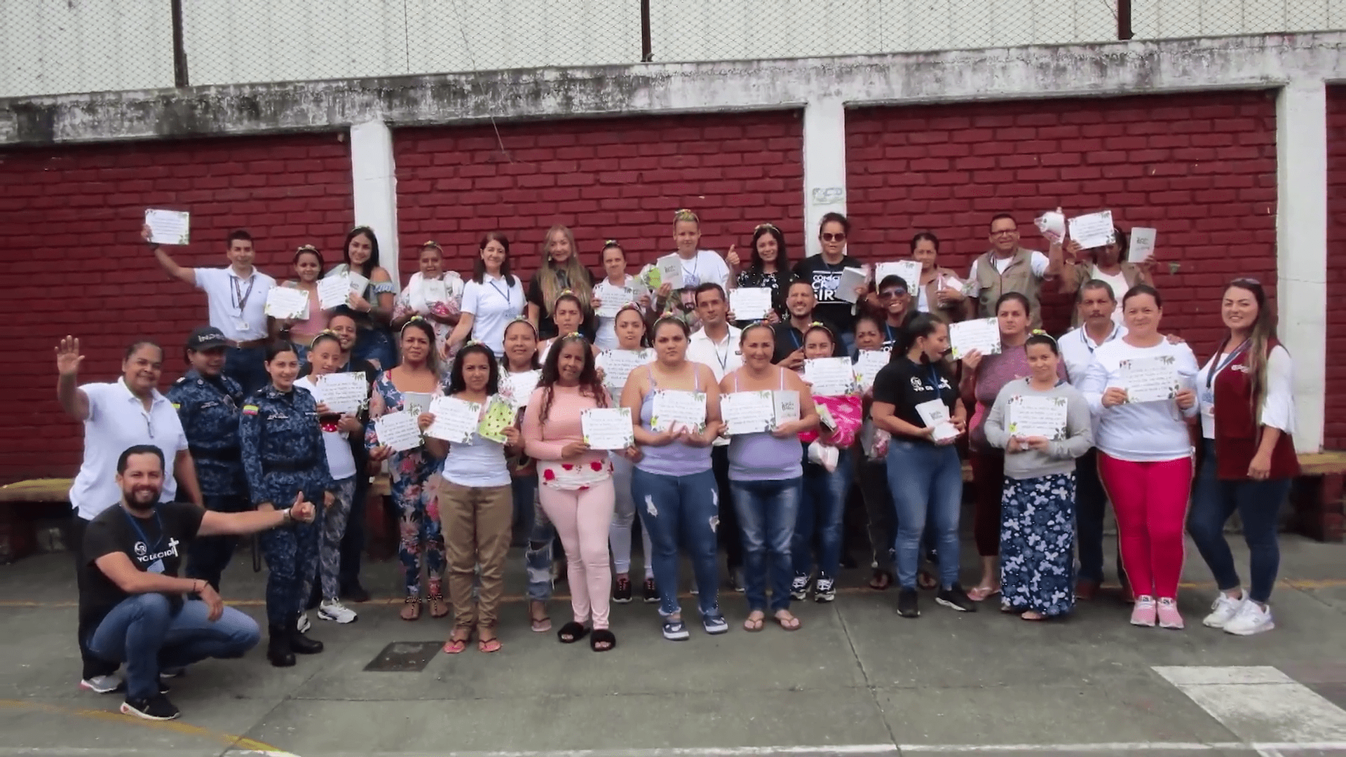 The Church visited the women’s prison in the city of Armenia in Colombia through various programs inside and outside prisons.