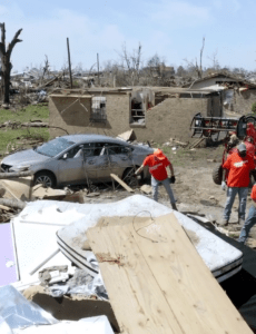 Samaritan’s Purse Volunteers in Mississippi, are helping clean up properties after a fierce tornado but mainly they are loving on homeowners
