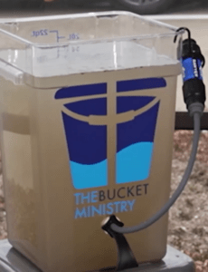 A businessman's bucket ministry has made it possible for 250,000 families in 20 nations to have clean water.