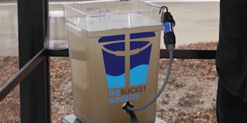 A businessman's bucket ministry has made it possible for 250,000 families in 20 nations to have clean water.