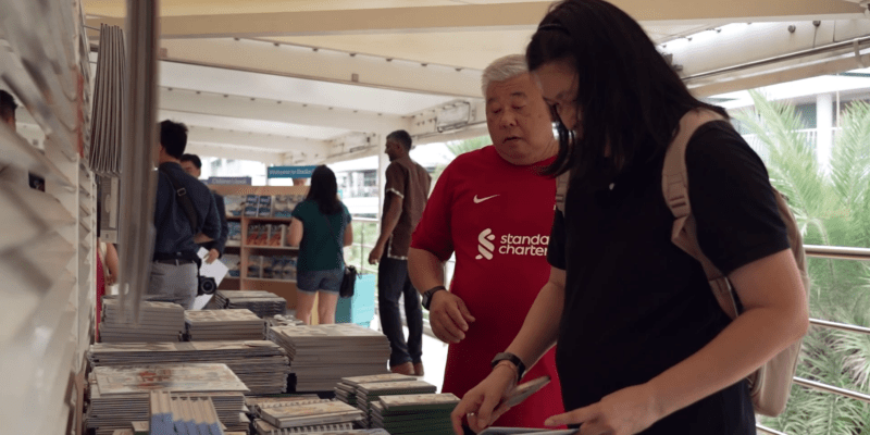 Floating Bookfair Opens in Singapore