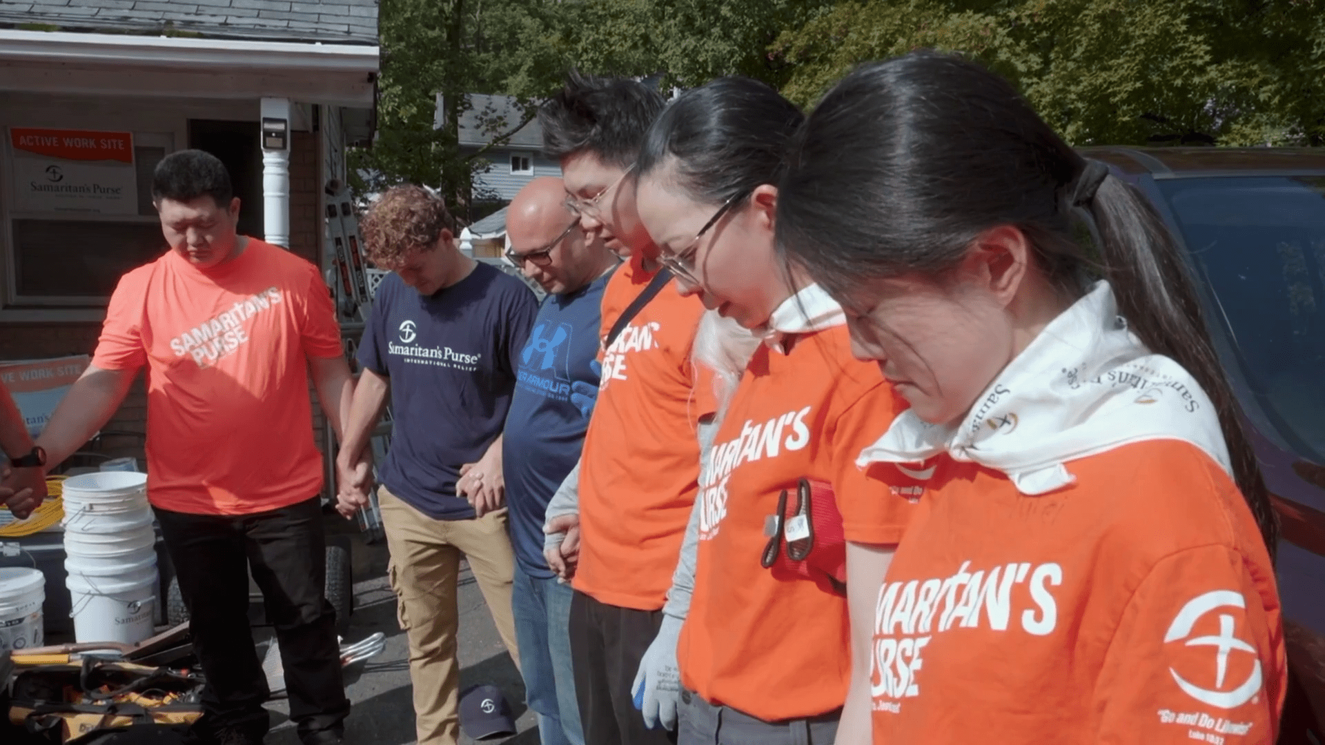 Homeowners in New York give thanks for the Samaritan’s Purse volunteers who are helping to clean up after floods swept through the area