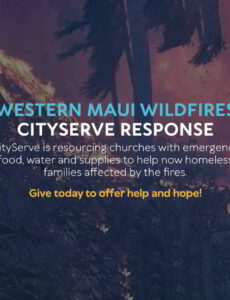 “Help and hope are on the way,” declared the CEO of CityServe disaster relief network that is delivering meals to Maui after the wildfires.