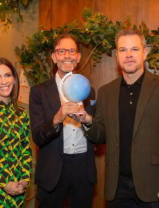 Matt Damon Receives the Elevate Prize Catalyst Award for His Global Impact in Increasing Access to Safe Water and Sanitation