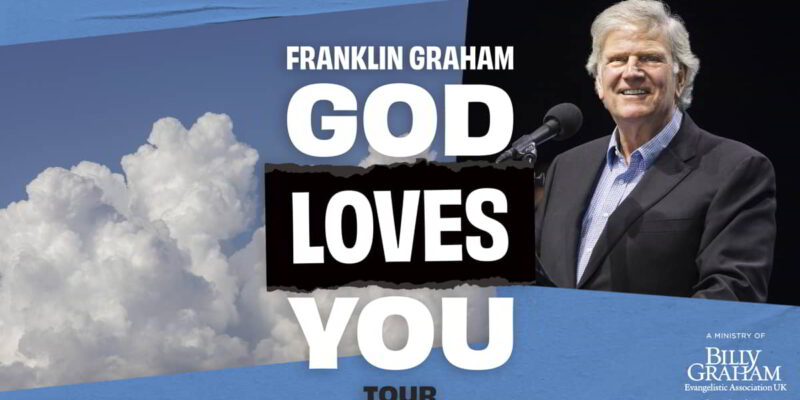 Hundreds of churches throughout London are preparing to work with Franklin Graham to bring the God Loves You Tour back to London next summer.