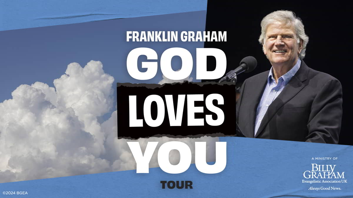 Hundreds of churches throughout London are preparing to work with Franklin Graham to bring the God Loves You Tour back to London next summer.
