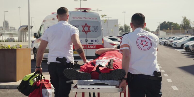 Franklin Graham met with leaders in Israel to dedicate 14 new ambulances provided by Samaritan’s Purse for the use of Magen David Adom