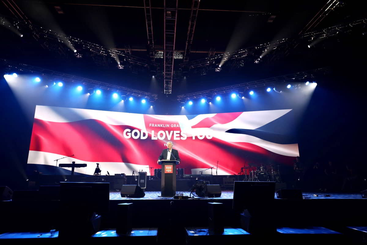 Franklin Graham and Christians across Scotland are working together to bring the God Loves You Tour to the OVO Hydro in Glasgow next month.