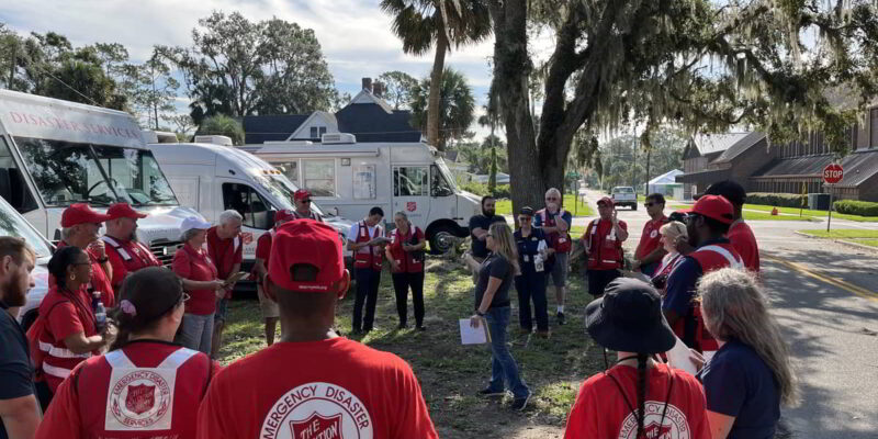 The Salvation Army's EDS teams launched relief operations after Tropical Storm Debby made landfall in Florida.