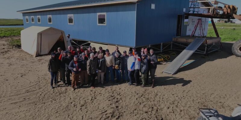 Samaritan’s Purse is building a new church for the Alaskan village of Mekoryuk on remote Nunivak Island, Alaska.