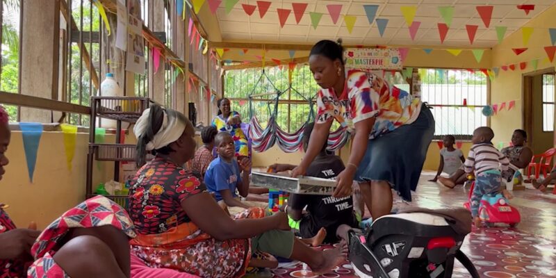 When special needs Liberian girl Erica was tied to a tree in her community because they thought she was cursed a Christian charity worker.