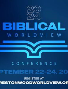 Prestonwood Baptist Church and Prestonwood Christian Academy to host 20th annual Biblical Worldview Conference, September 22-24