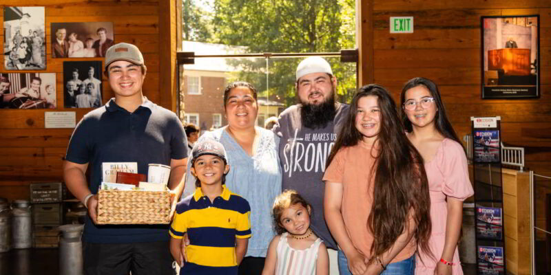 The Billy Graham Library reached a major milestone today, as Gabriel Salstein of Miami, Florida, became the 2 millionth guest.