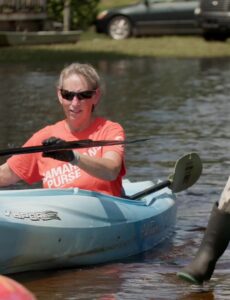 Homeowners give thanks for the Samaritan’s Purse volunteers who are helping them recover from flooding caused Hurricane Debby.