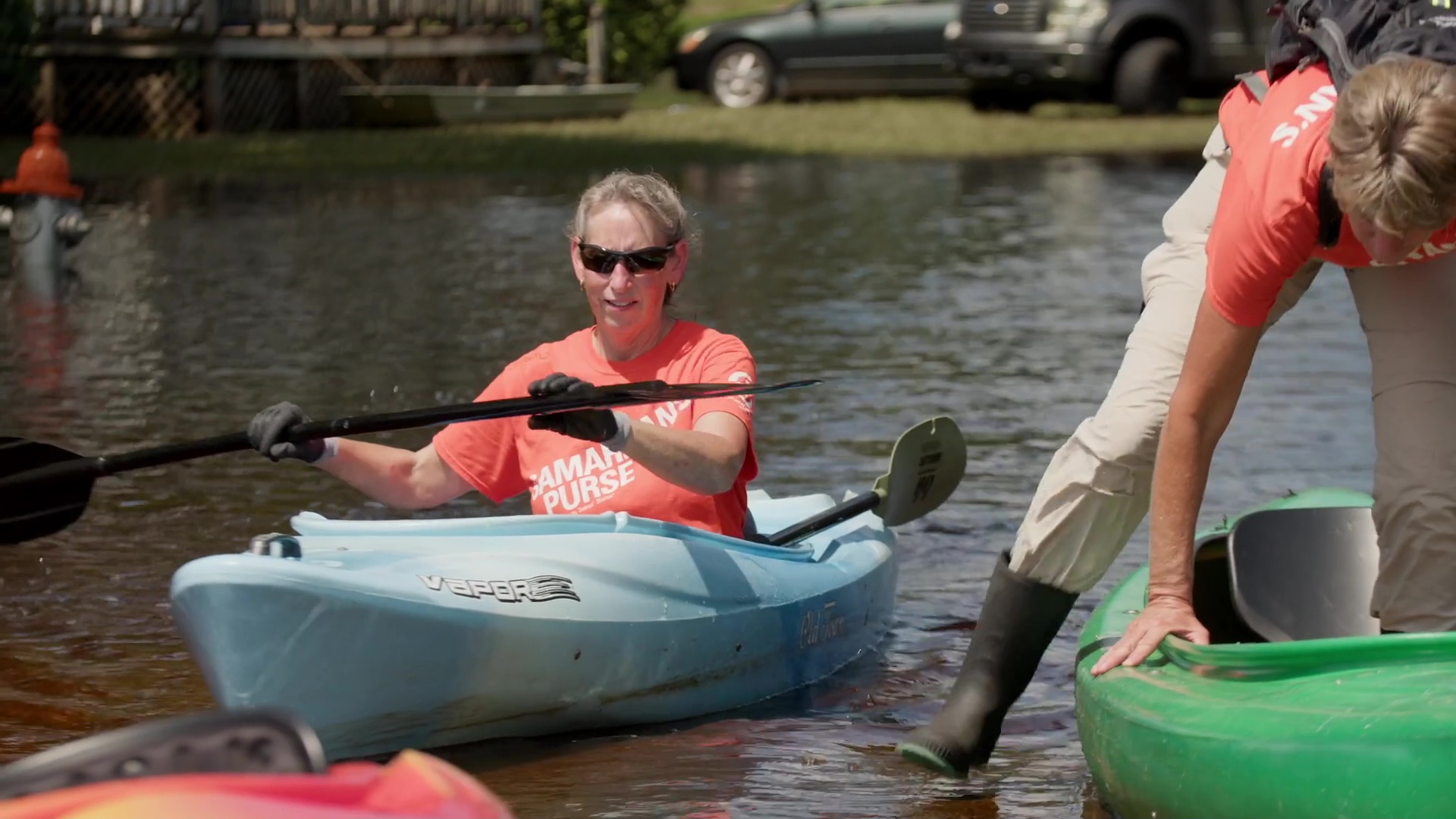 Homeowners give thanks for the Samaritan’s Purse volunteers who are helping them recover from flooding caused Hurricane Debby.