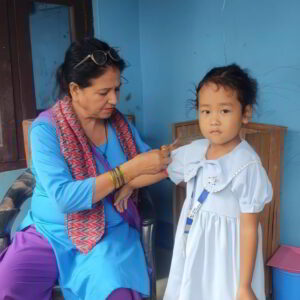 The Hope for Children Center in the Itahari Diocese of Nepal recently organized a free malnutrition screening for children.