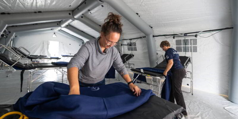 Samaritan's Purse Scales Up North Carolina Response, Opening Emergency Field Hospital and Launching Airlift Operations