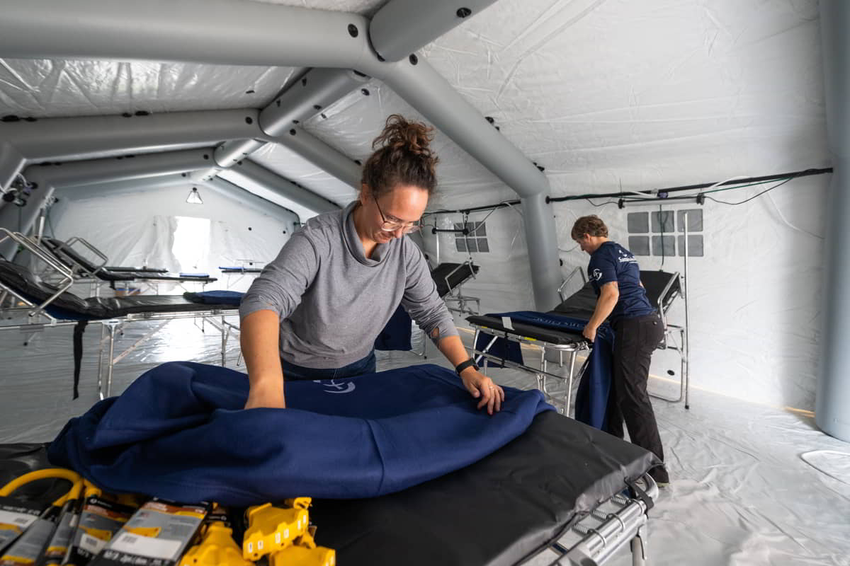 Samaritan's Purse Scales Up North Carolina Response, Opening Emergency Field Hospital and Launching Airlift Operations