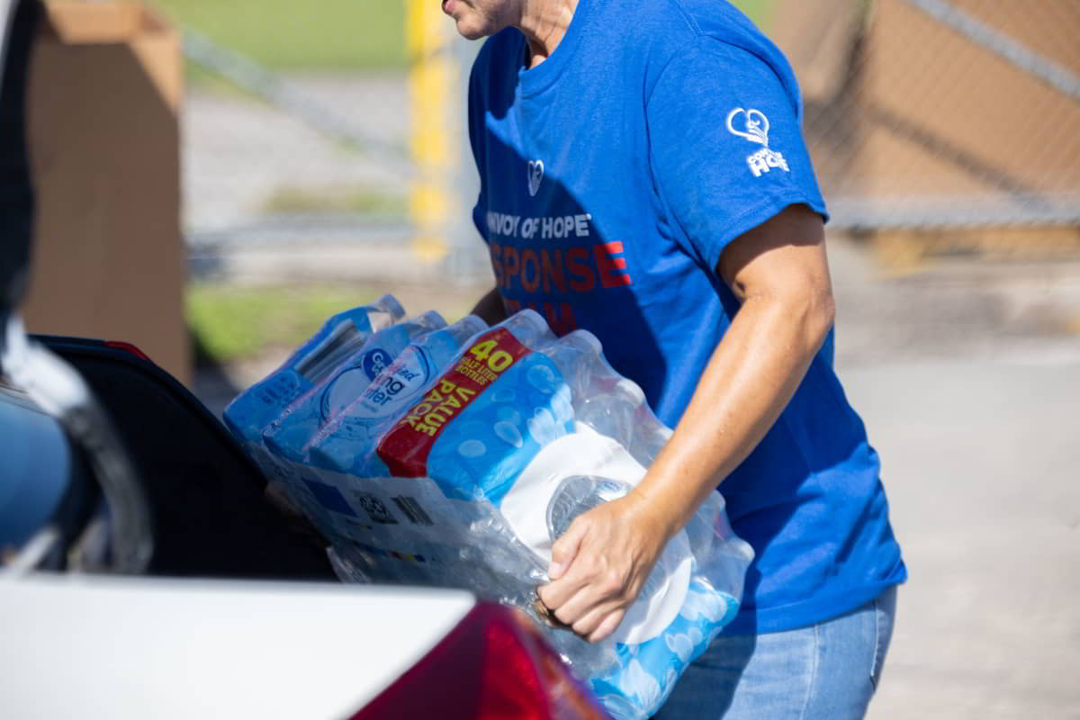 Convoy of Hope teams are in North Carolina and Florida, where Hurricane Helene made landfall last week as a Category 4 storm.