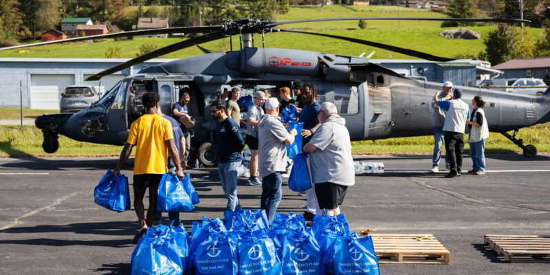 Samaritan’s Purse to deliver relief supplies to hard-hit areas in response to Hurricane Helene—with more airlifts going out every day.