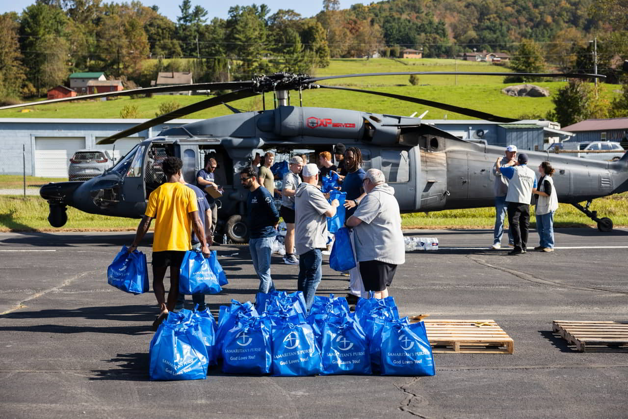 Samaritan’s Purse to deliver relief supplies to hard-hit areas in response to Hurricane Helene—with more airlifts going out every day.