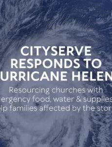 CityServe International and other partners, has mobilized resources to provide relief to communities impacted by Hurricane Helene.