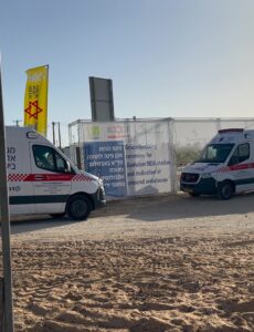 Samaritan’s Purse President Franklin Graham was in Israel to dedicate two armored ambulances in a ceremony with Magen David Adom.