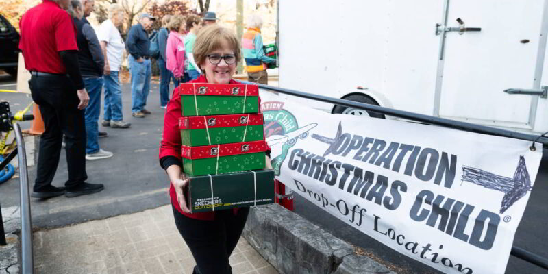 Samaritan's Purse delivers these shoebox gifts to boys and girls through its project, Operation Christmas Child.