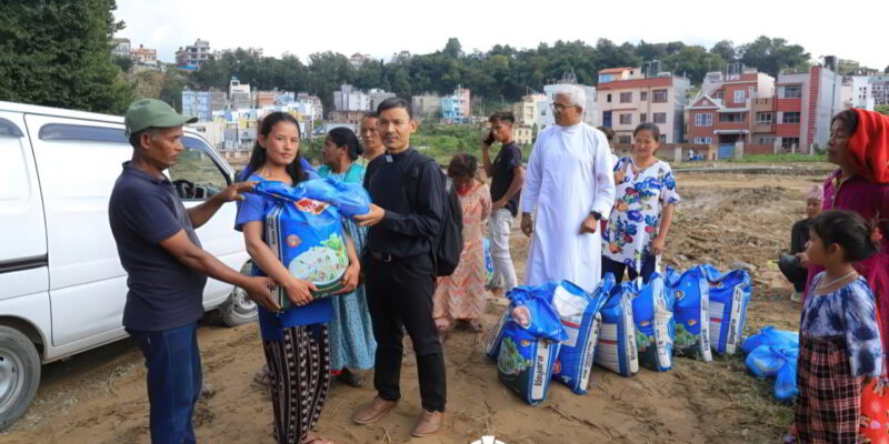 The Believers Eastern Church Archdiocese of Kathmandu stepped forward to provide much-needed relief to those affected in Lalitpur.