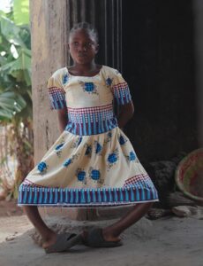 A ten-year-old girl from Sierra Leone received free, life-transforming surgery from Mercy Ships to straighten her severely bowed legs.