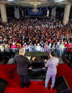 Rev. Franklin Graham and the Lao Evangelical Church brought the Christmas of Love Festival to the Saint Phila Convention Hall.