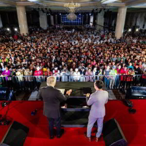 Rev. Franklin Graham and the Lao Evangelical Church brought the Christmas of Love Festival to the Saint Phila Convention Hall.