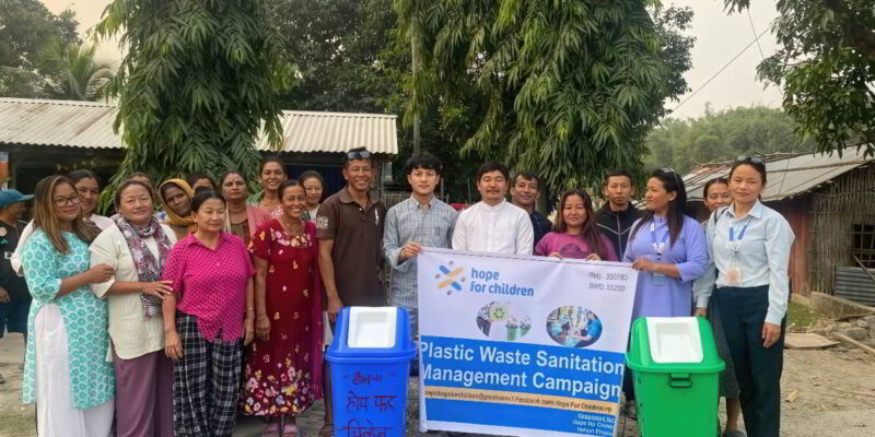 The Hope for Children in the Itahari Diocese of Nepal conducted a awareness program titled Plastic Waste Sanitation Management Campaign