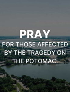 The Billy Graham RRT has deployed crisis-trained chaplains to Washington, D.C., following the collision over the Potomac River.