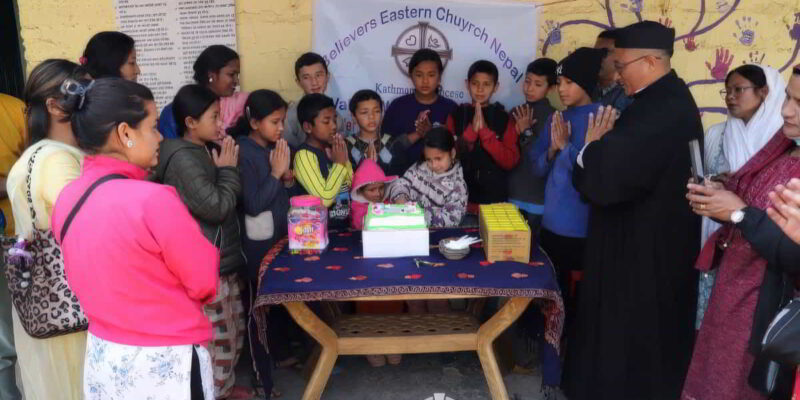 The event took place in Kathmandu district, Nepal, where orphan children were treated to a delightful feast of fresh and delicious food.