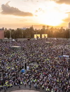 The massive public square in the heart of Ethiopia’s capital city was the place where infamous Communist rallies once took place.