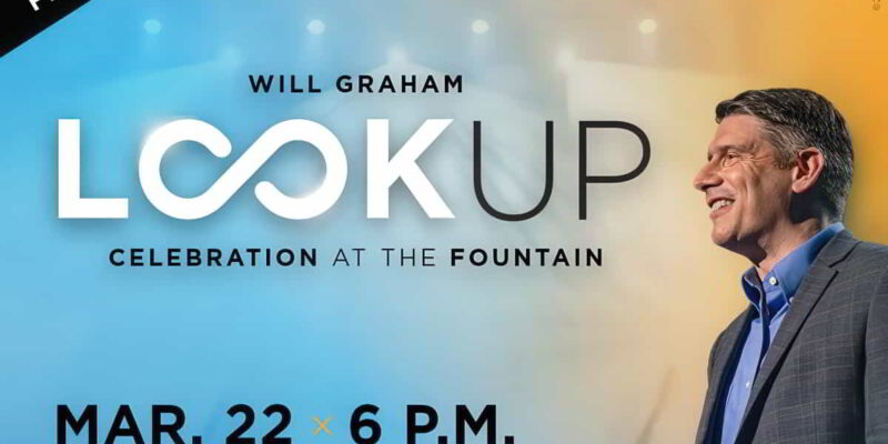 In just a few weeks, the Will Graham Look Up Celebration at The Fountain will take place at Fountain Park in Fountain Hills.