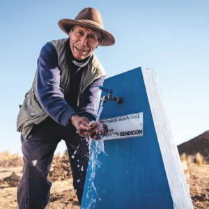 In the dusty highlands of Llinquipata, Peru, the daily search for water once involved a strenuous one-hour round trip.